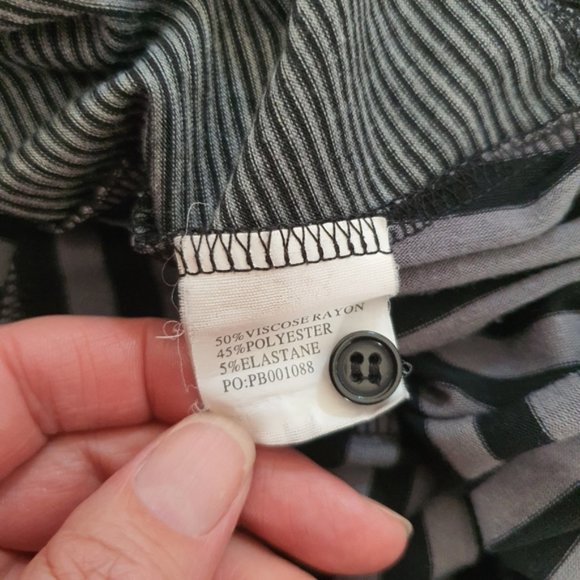 Clarity Striped Dress Sz M - Picture 16 of 16